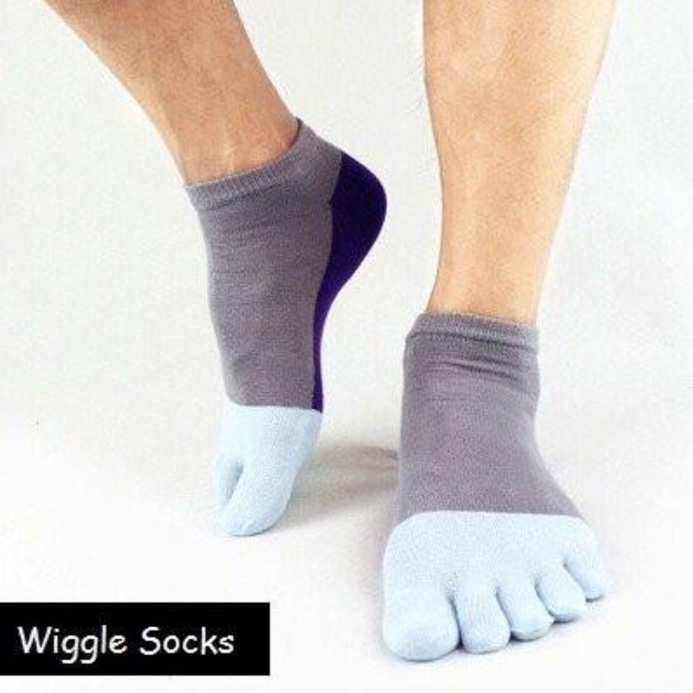 Brand New. Unisex Wiggle Socks. Toe Socks